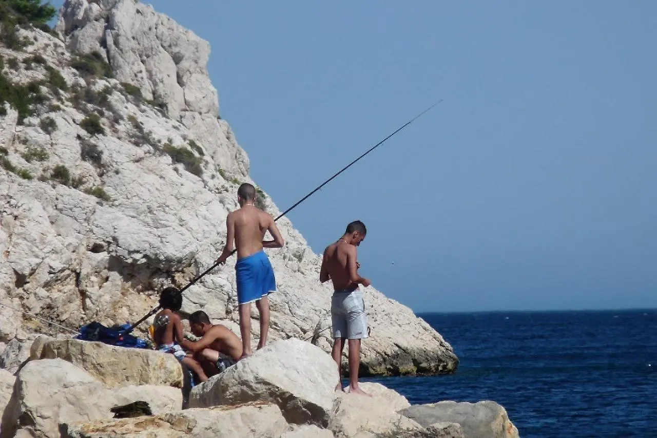 Villa Cabanon du Pêcheur, Parc National des Calanques à Marseille